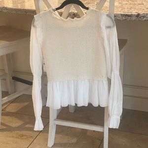 NWT Anthropologie sweater vest blouse. Super cute.